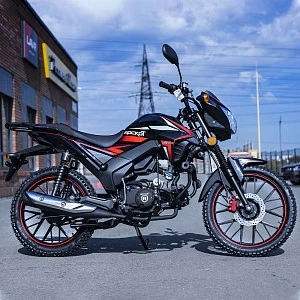>!< Мопед ROCKOT ALPHA CITY M-12 (черный глянцевый)